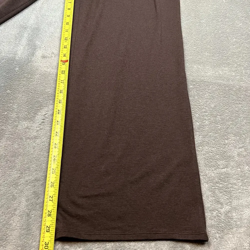Vuori Halo Essential Wide Leg Pants Womens XL Brown Athleisure Soft - Picture 7 of 9